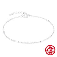 925 Silver Delicate Chain Bracelet