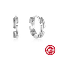 925 Silver Geometric Ear Cuff