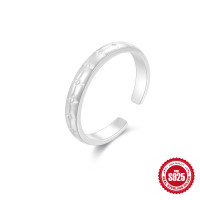 925 Sterling Silver Geometric Band Ring