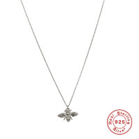 925 Silver Bee Pendant Necklace