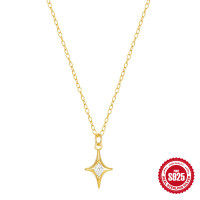 Gold-Plated Star Pendant Necklace