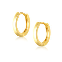 Gold-Plated Small Hoop Earrings