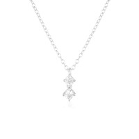 925 Silver Cubic Zirconia Pendant Necklace