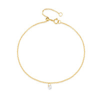 Gold High-Polish Chain Bracelet