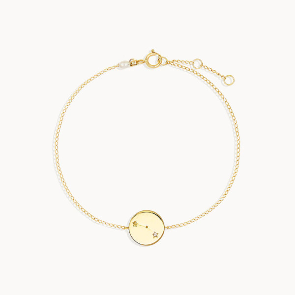 Gold-Plated Minimalist Star Charm Bracelet
